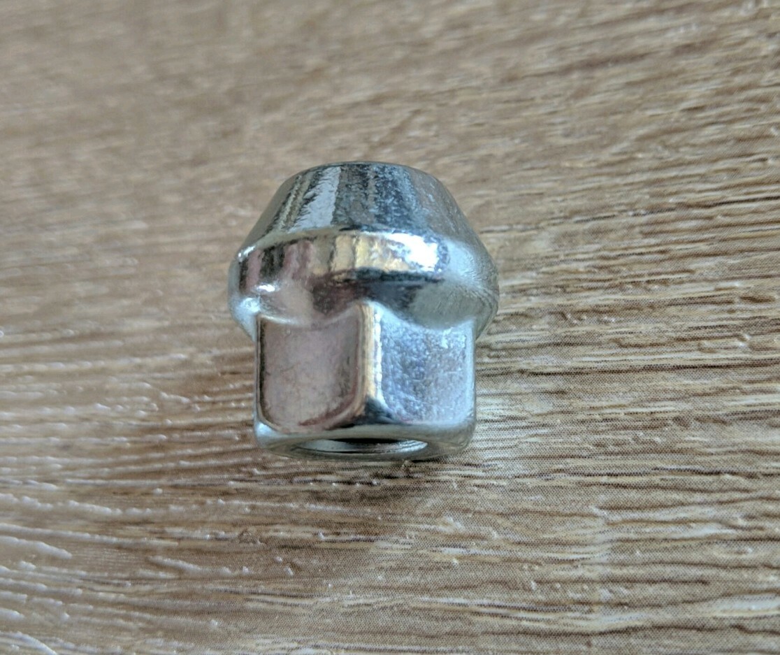 Tusk Tapered Chrome Lug Nut 8 Pack 10mm x 1.25mm Thread Pitch Atv