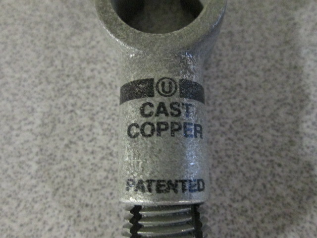 235282 Lot of 2 - TOP POST BATTERY TERMINALS 1/0 GA BLACK