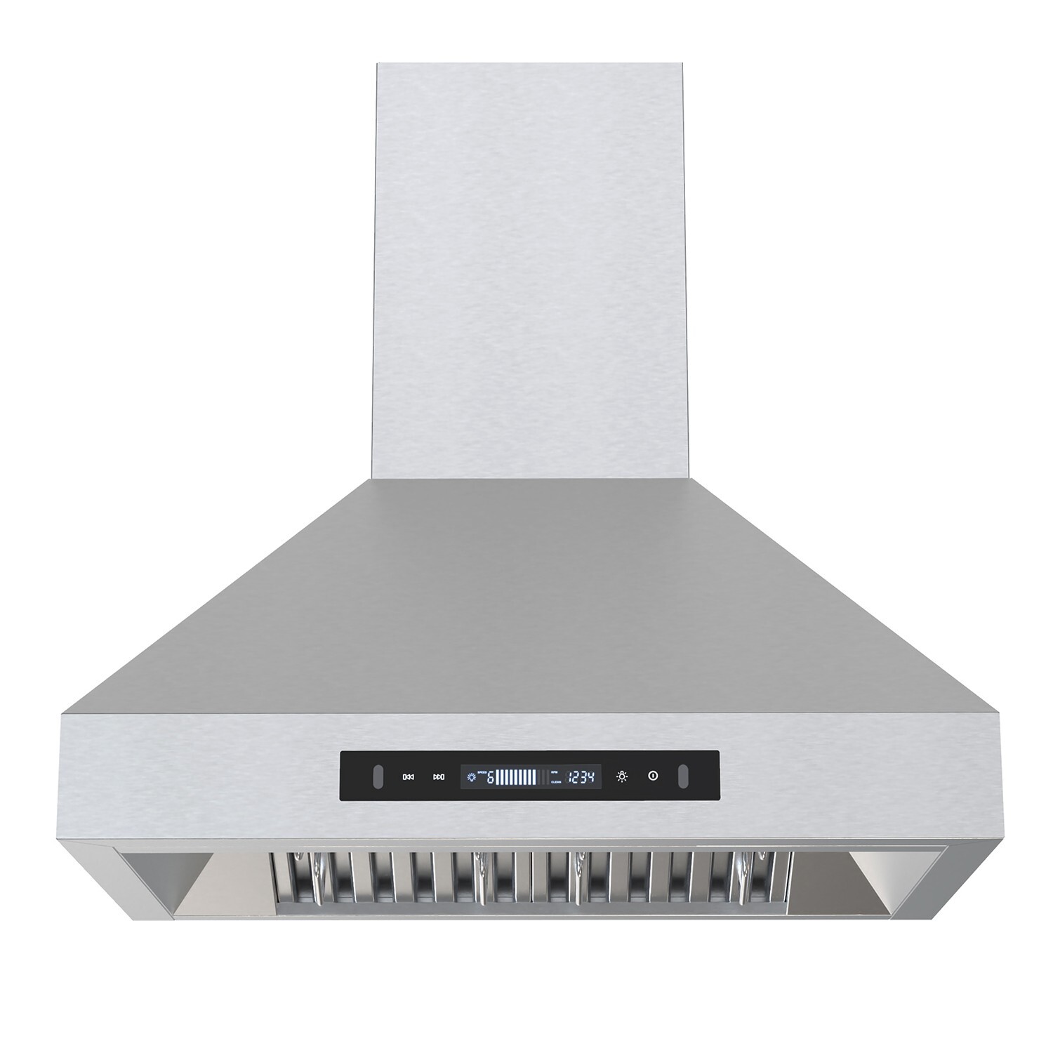 30inch Wall Mount Kitchen Range Hood Stainless Steel 900CFM 9Speed Touch Control