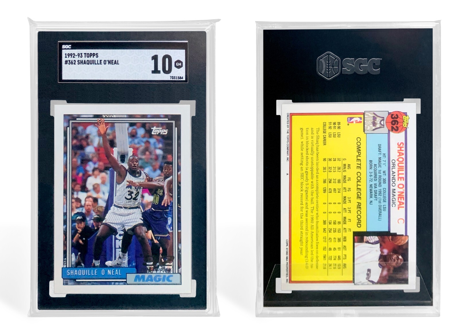 Card Capsule 50 Count Exact Fit for SGC Graded Slabs Resealable Sleeves Bags