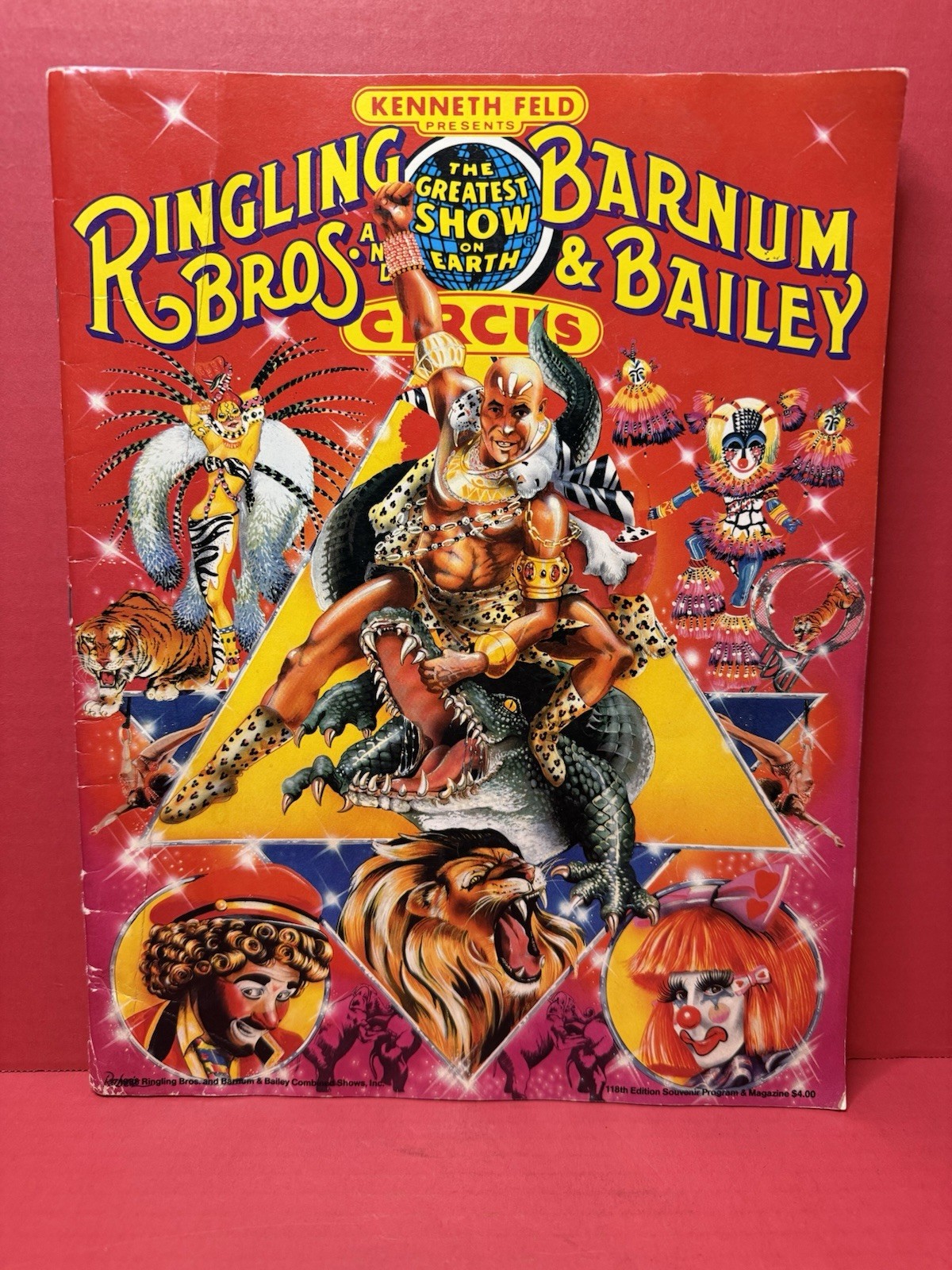 1989 Ringling Brothers Barnum & Bailey Circus 118th Edition Souvenir Program