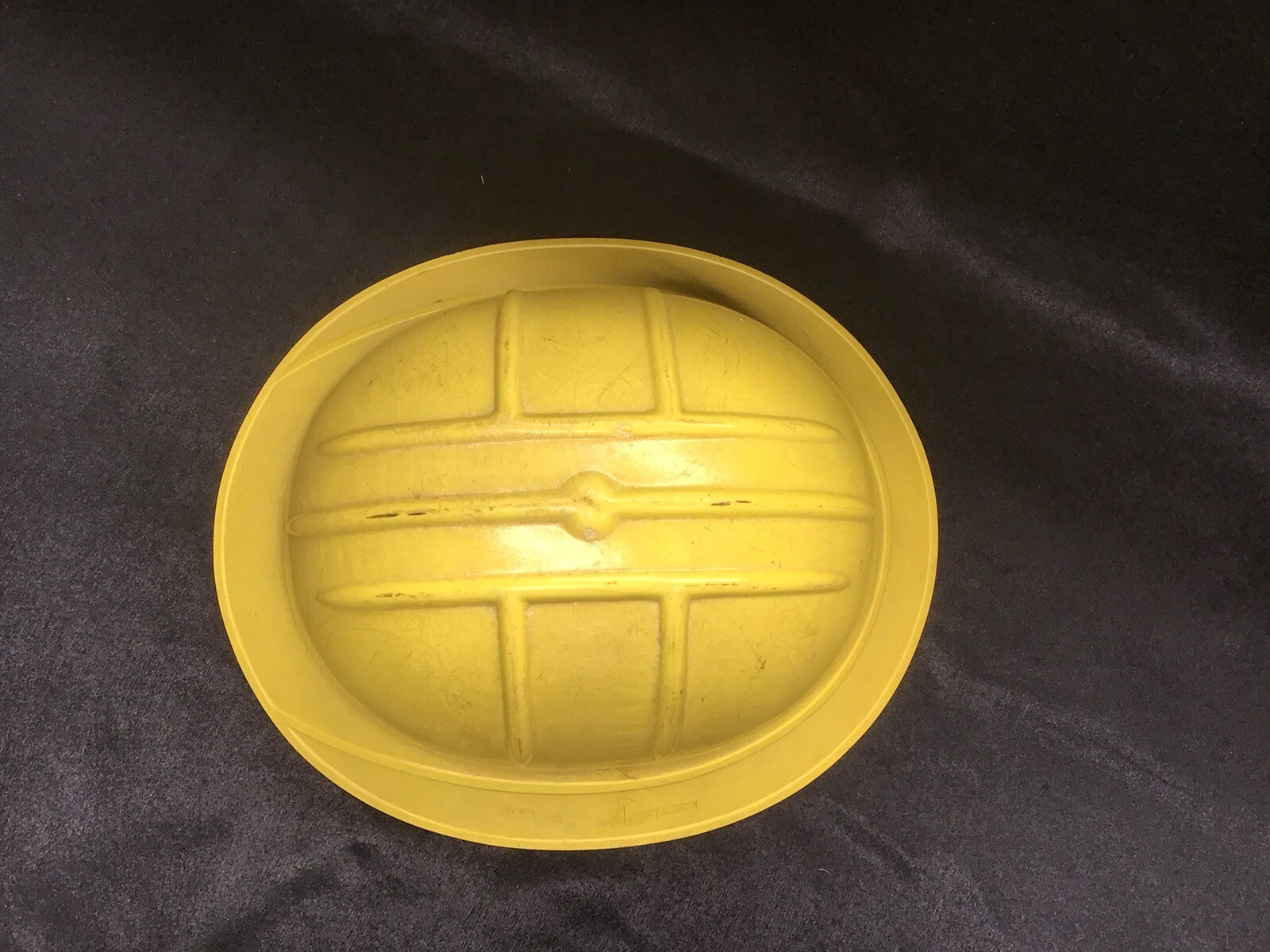 Vintage Jackson Hard Hat SH-1 Fiberglass Full Brim Safety Yellow 1950’s Cool 😎