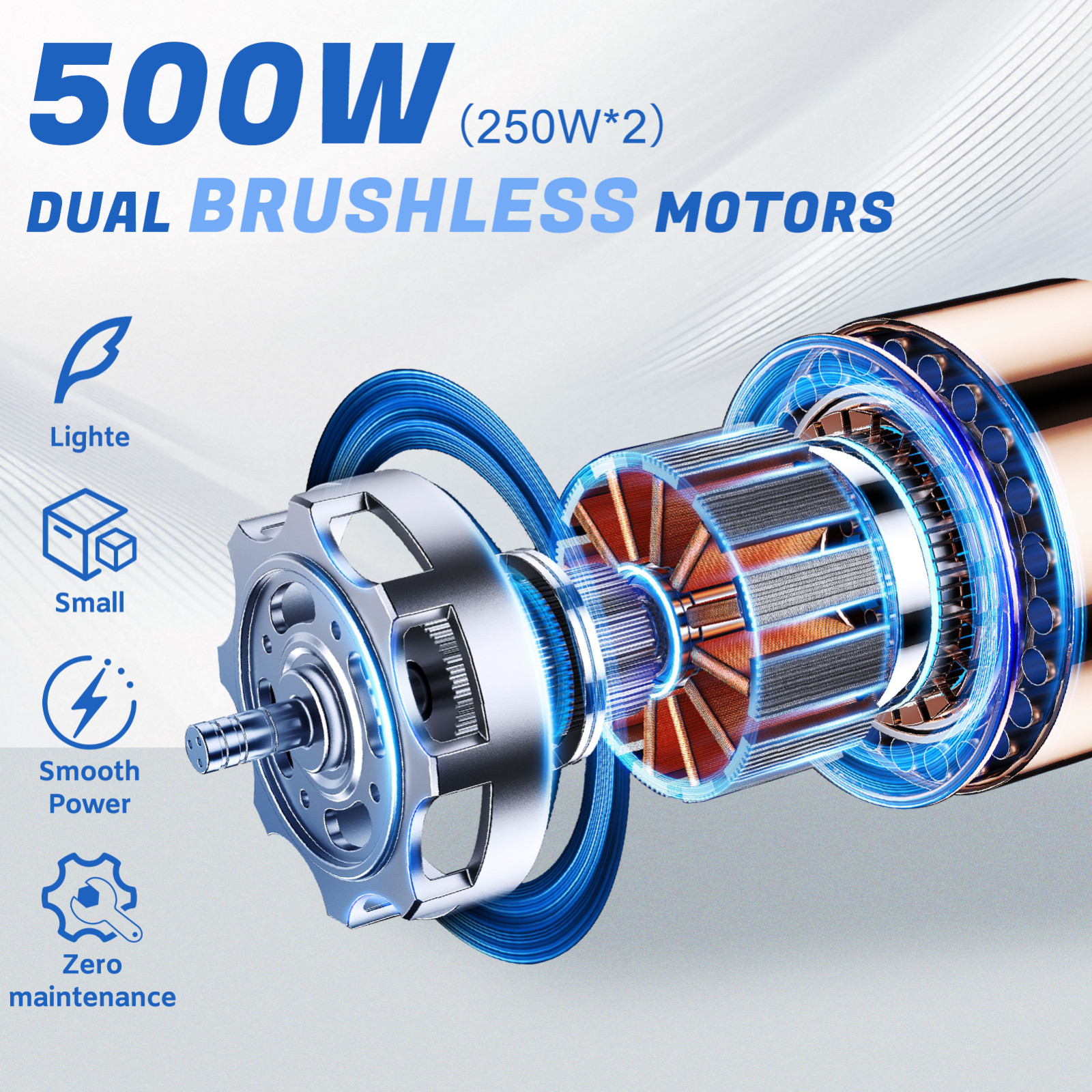 Lightweight 36LB Foldable Electric Wheelchair Intelligent 350LB All Terrain FDA