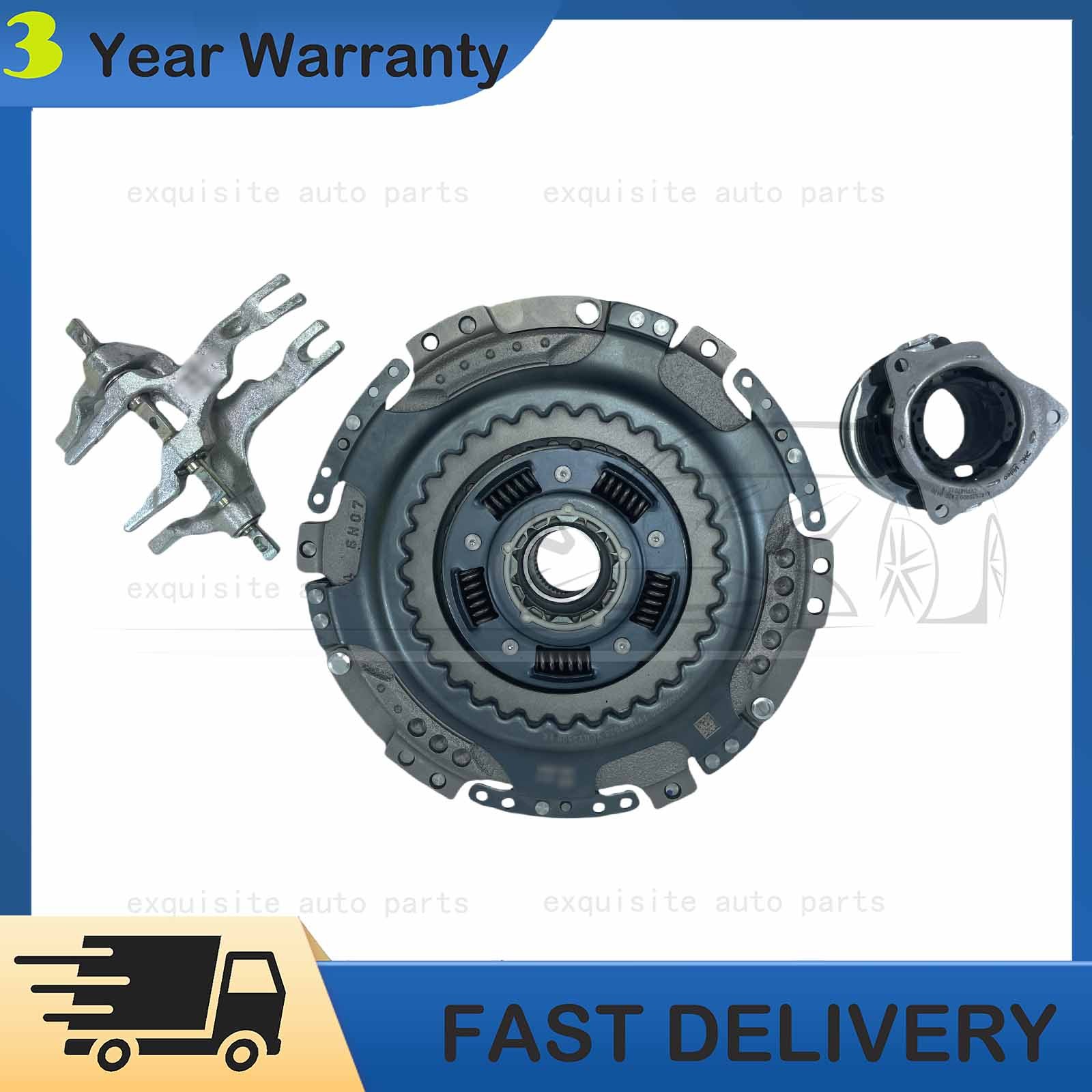 NEW GENUINE OEM Double Clutch Actuator + Bearing + Fork 3p Set for Hyundai Kia