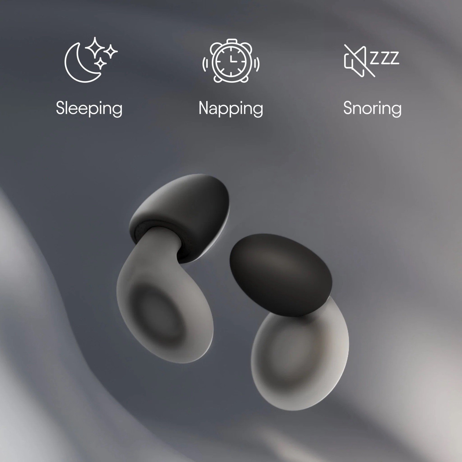 Loop Dream Earplugs for Sleep – Black Noise Reduction 27dB Comfortable Soft NEW