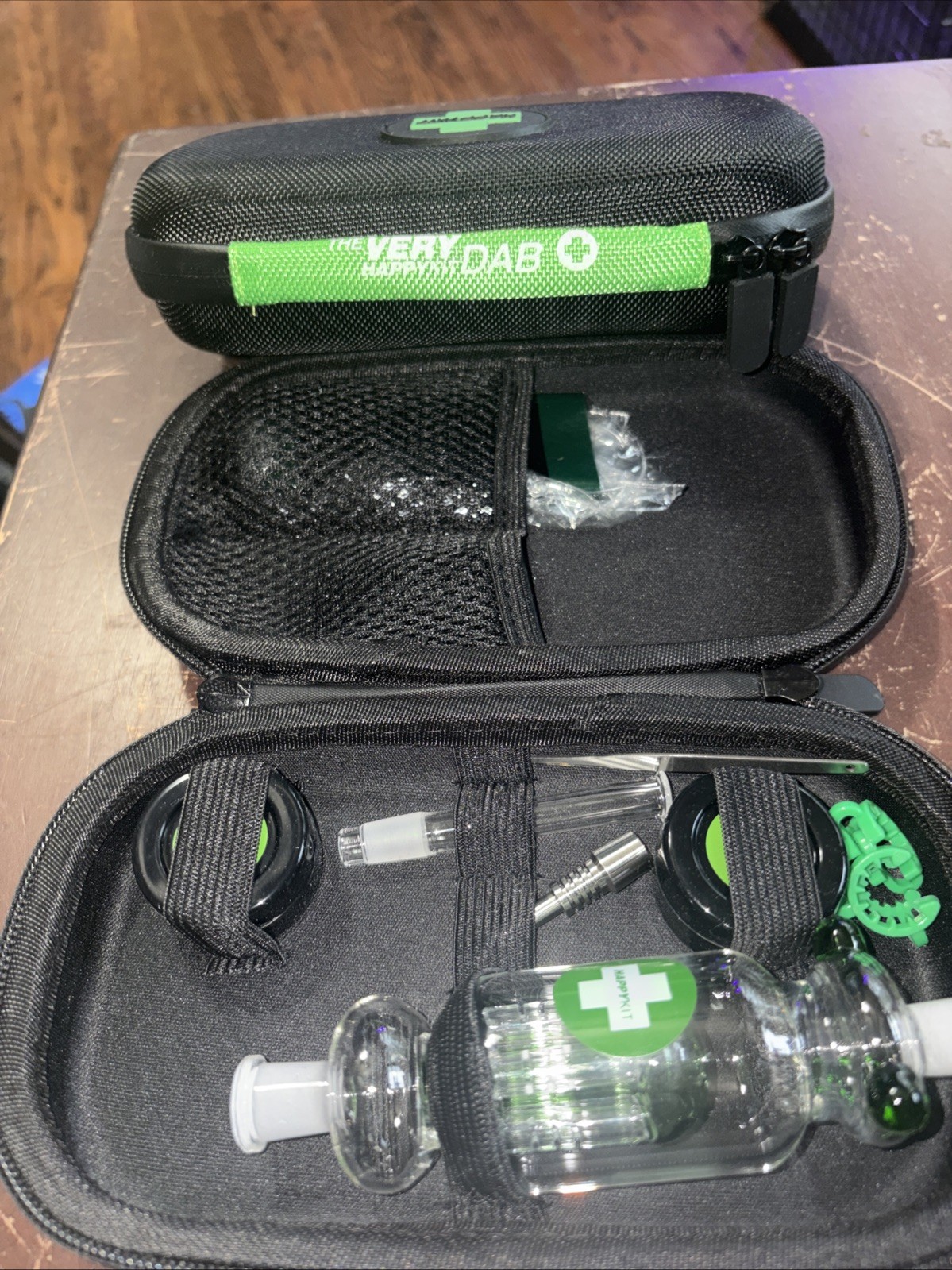 HAPPY DAB KIT GREEN & BLACK NEW WITHOUT TGS Free Shipping