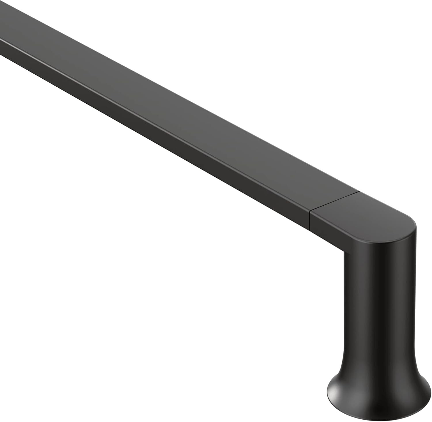 Moen BH3824BL Genta LX Modern 24-inch Towel Bar Matte Black Finish