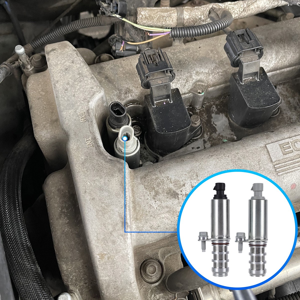 Intake & Exhaust Valve Timing VVT Solenoid for Chevy Equinox 10-17 Malibu 2.4L