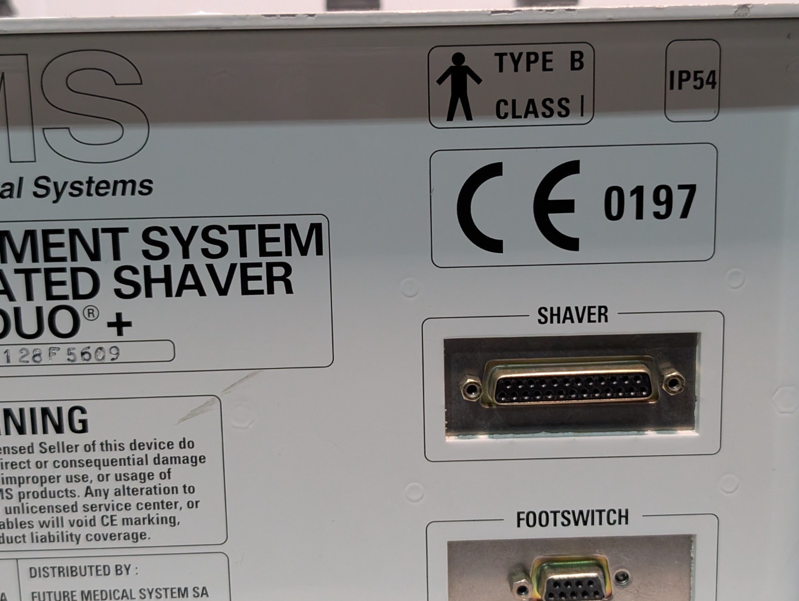 FMS Arthroscopy Group 284580 Duo+ Fluid Management System with Integrated Shaver