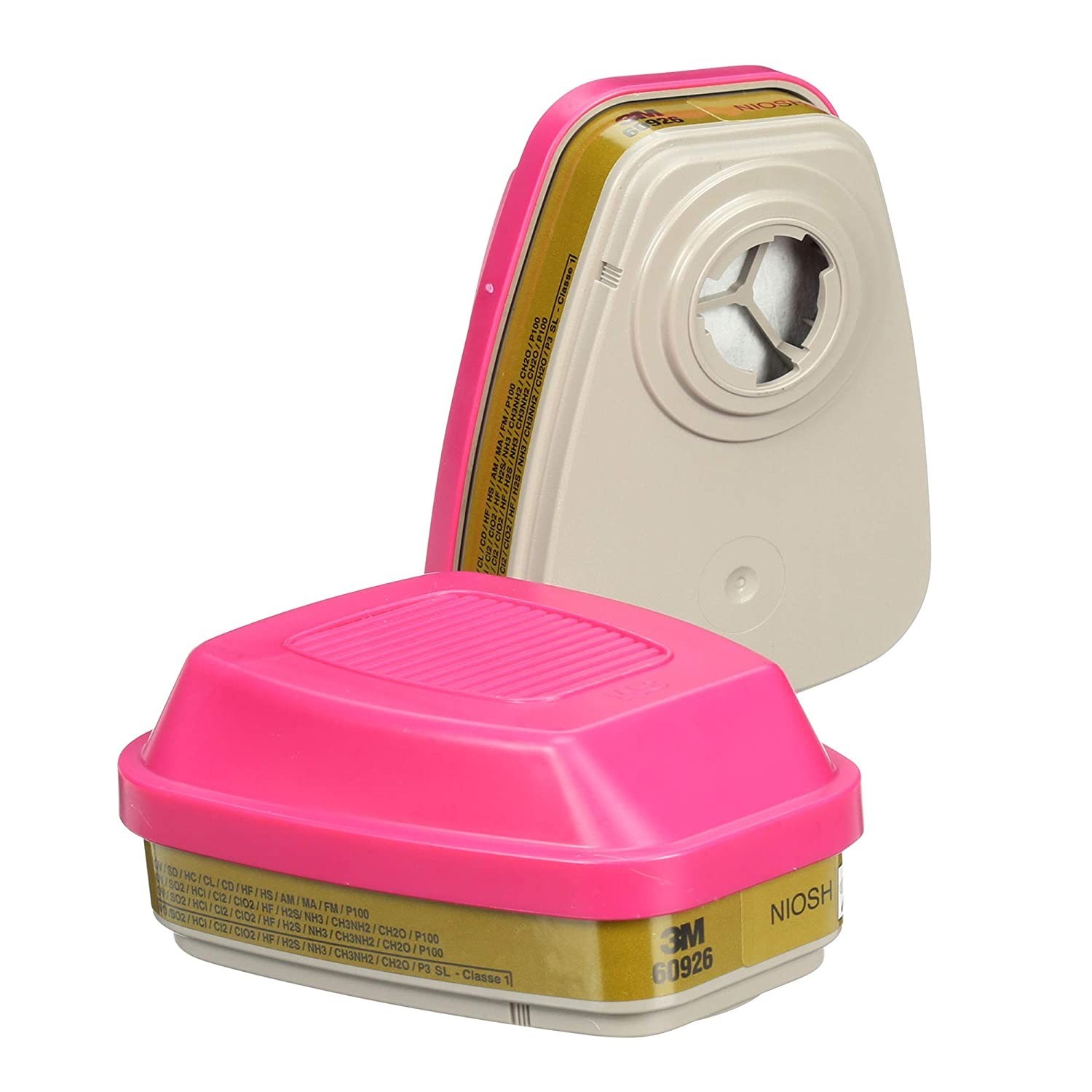 *5 PAIRS* 3M Multi Gas/Vapor Cartridge/P100 Filter - 60926 - (X) Exp 04/2025