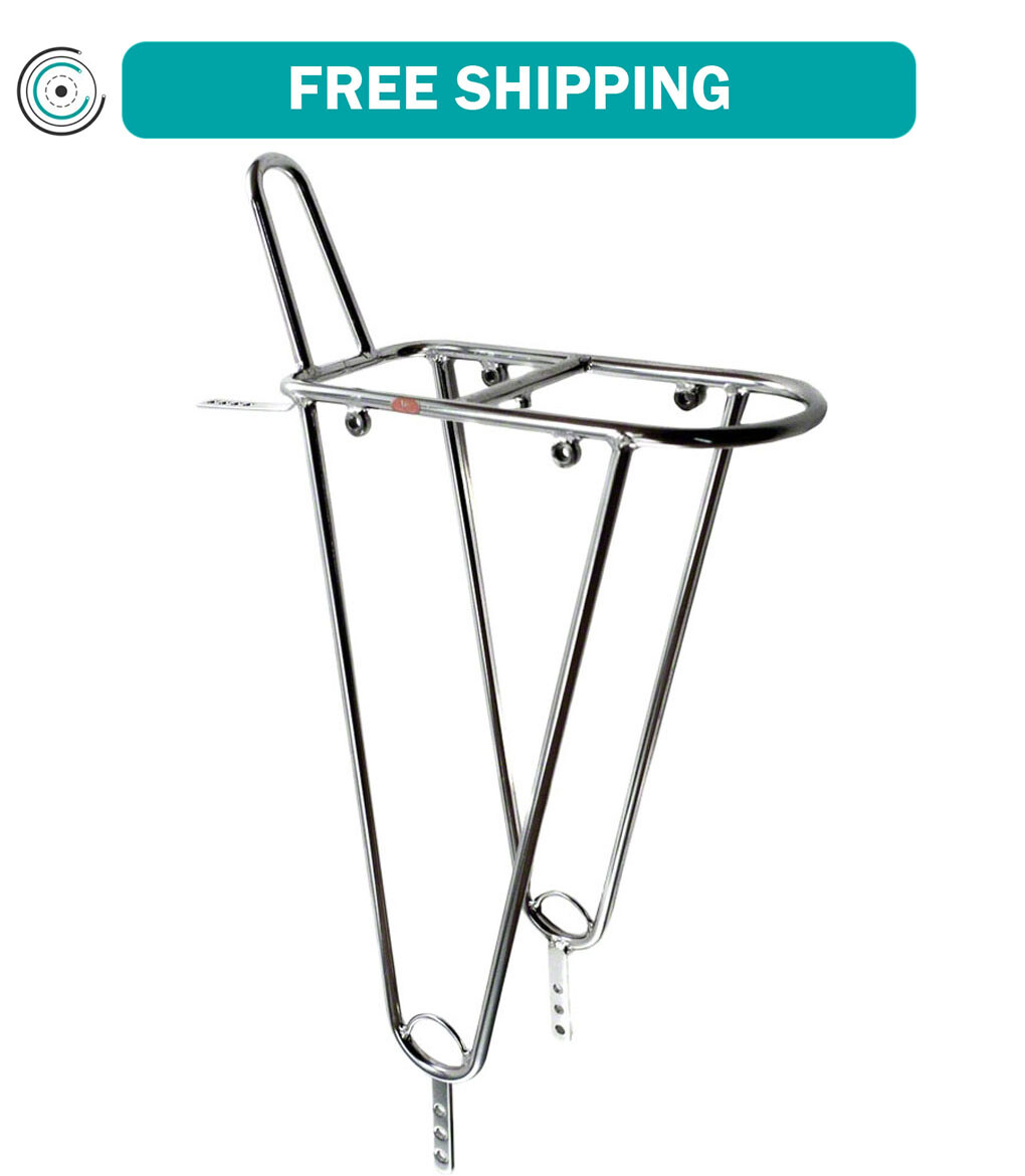 Velo Orange Constructeur Front Rack: Polished Stainless Steel