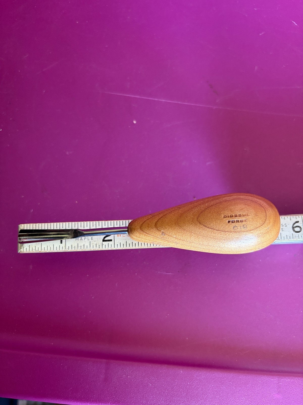 RARE Diobsud Forge #018 5/16"(8mm) Wide No. 5 Sweep Woodcarving Gouge In VGC!