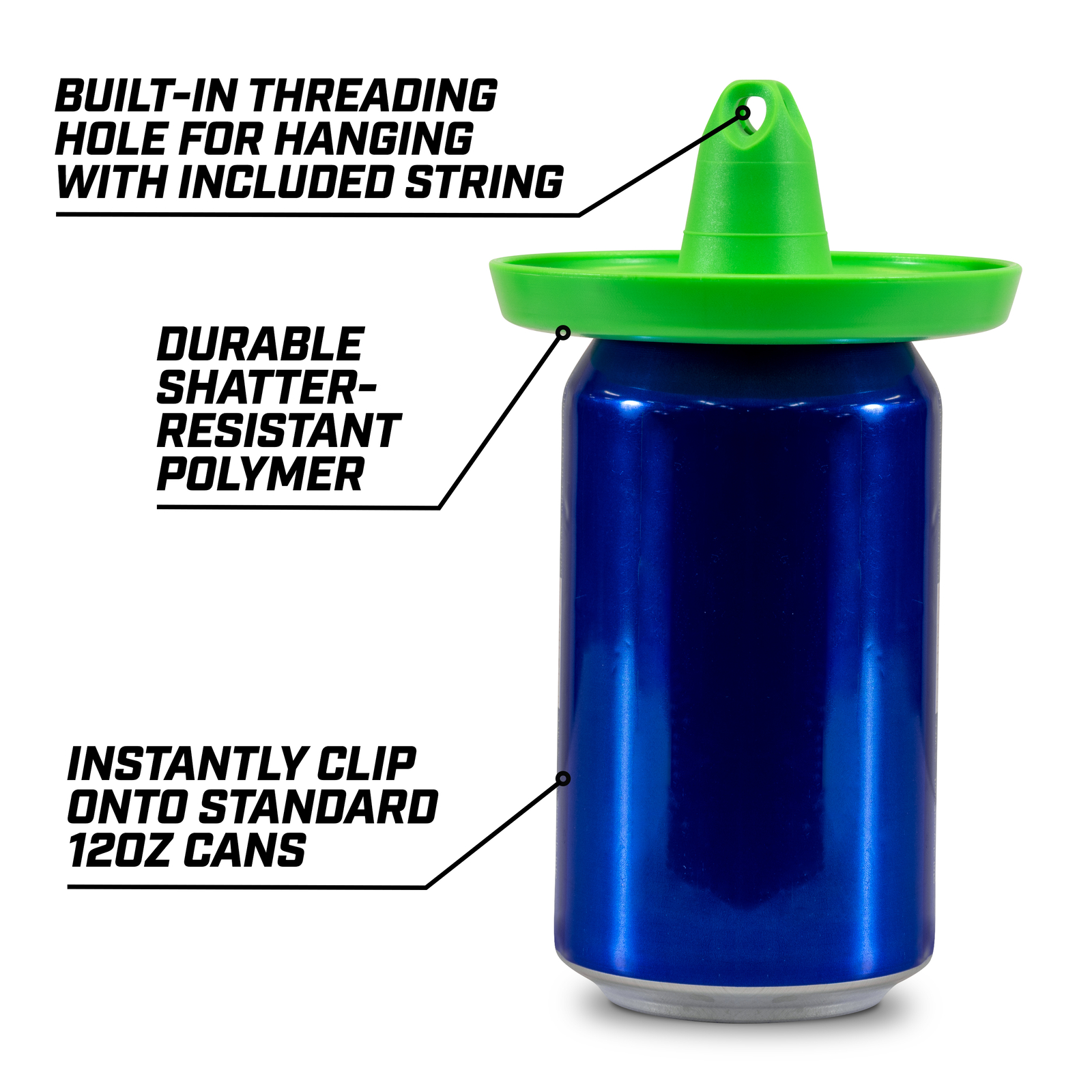 GoSports Outdoors Shatterproof Target Blast Bottles - 6 Pack