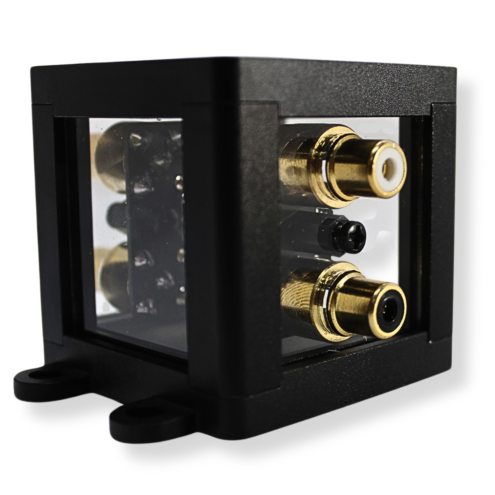 Big Jeff Audio 1-to-2 Pair Cockbox RCA Splitter Distribution Block