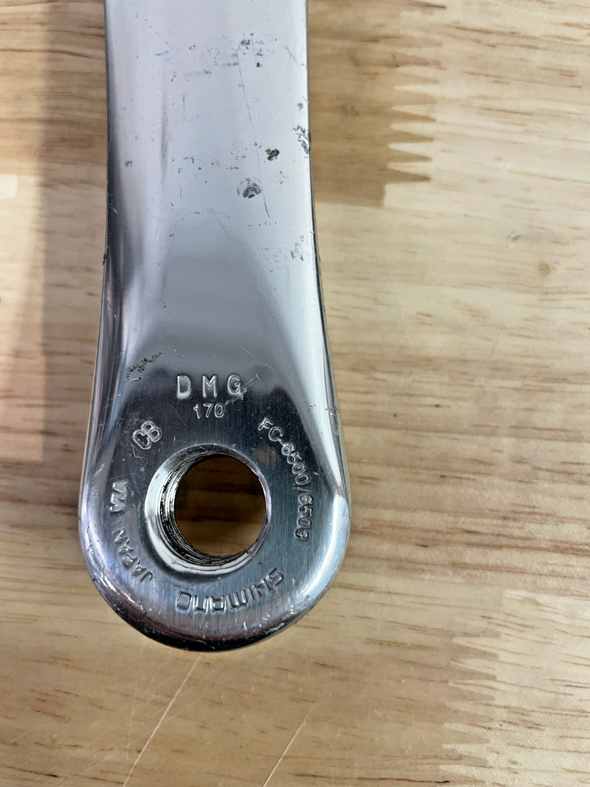 Shimano Ultegra 170mm FC6500 v1 Octalink 53/39T road double crankset 130BCD