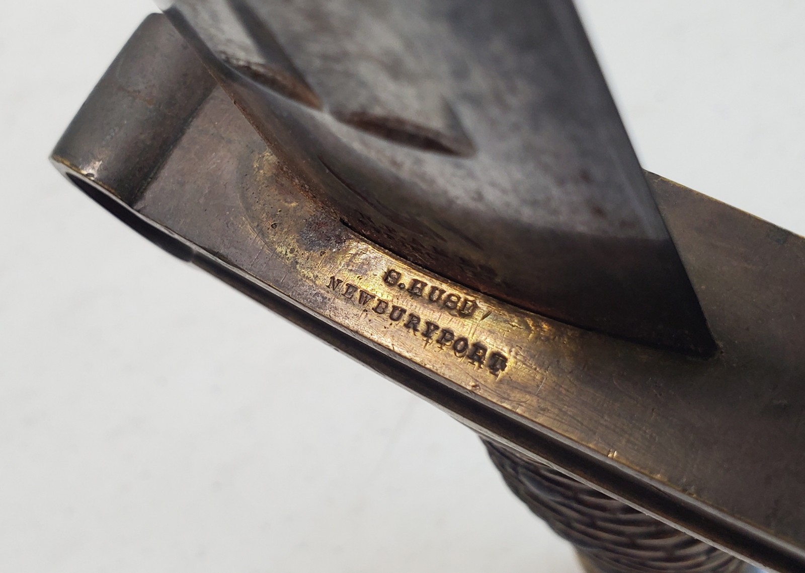 M1832 Foot Artillery Sword -- Dated 1833 -- Samuel Huse, Newburyport -- RARE