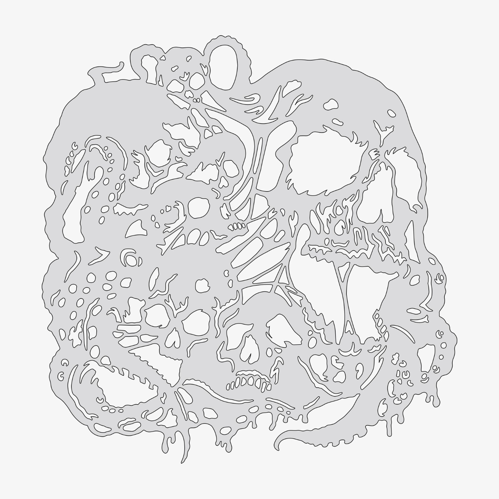 Horror From the Deep #3 - Reusable Airbrush Stencil Template