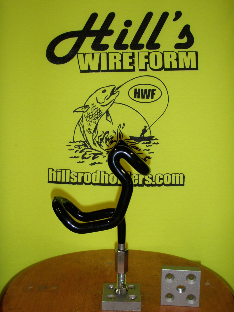 6 pack rod holders 45 degree 5" stainless stem  1/2" threads and 4-screw base*