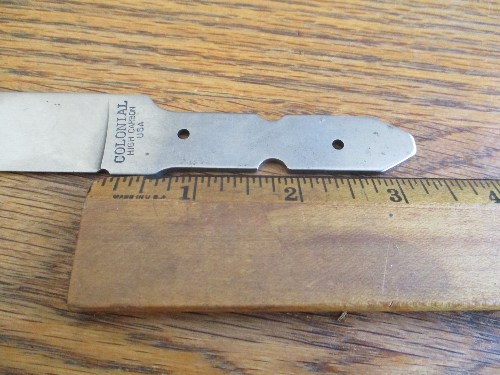 6 High Carbon Steel Knife Blade Blank Blank's NOS Colonial Knife USA