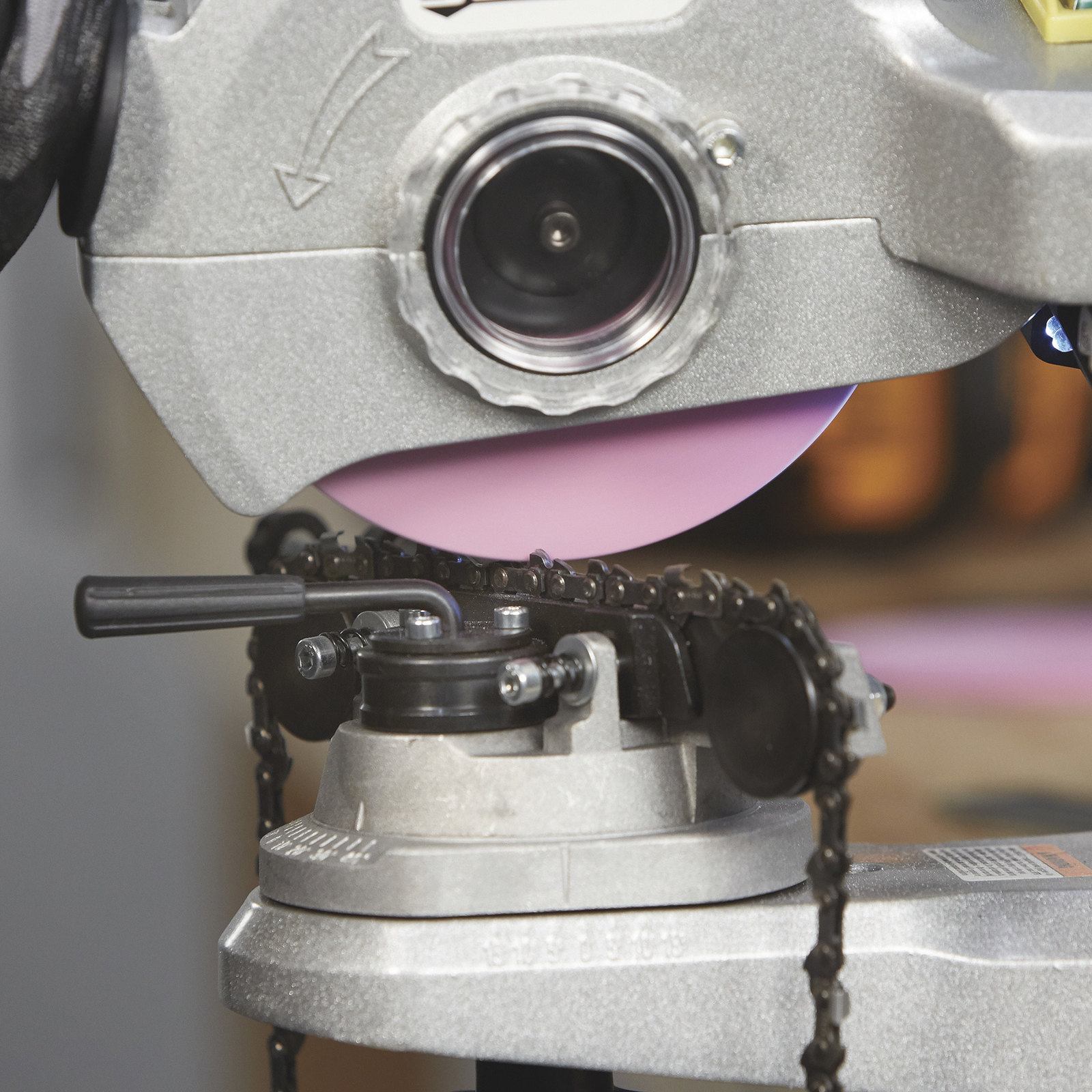 Strongway Electric Chainsaw Sharpener, 110V, 1/4in. to 3/4in. Pitch, 3400 RPM