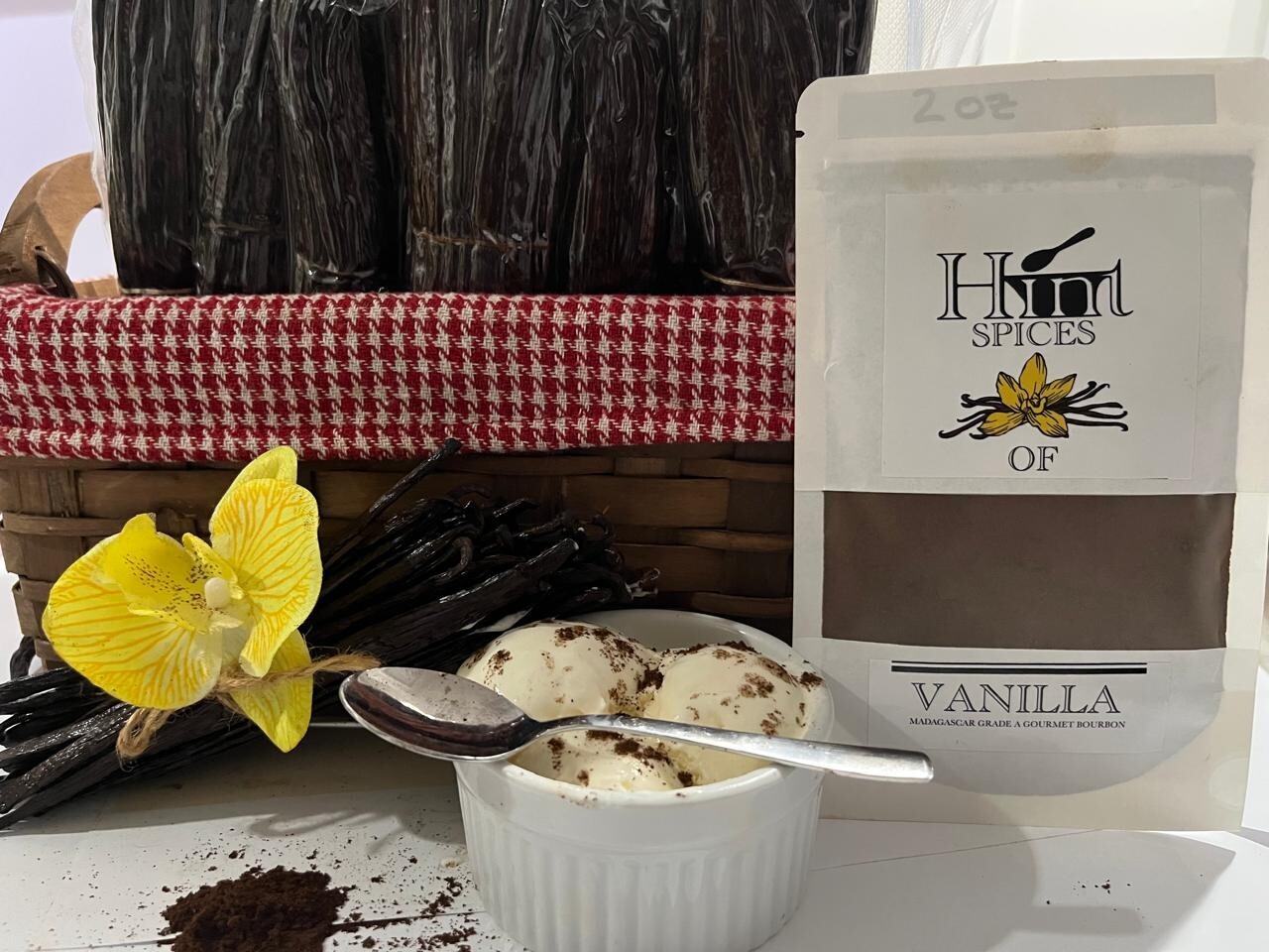 Madagascar Grade A Bourbon organic Vanilla Beans [7-9 inches]