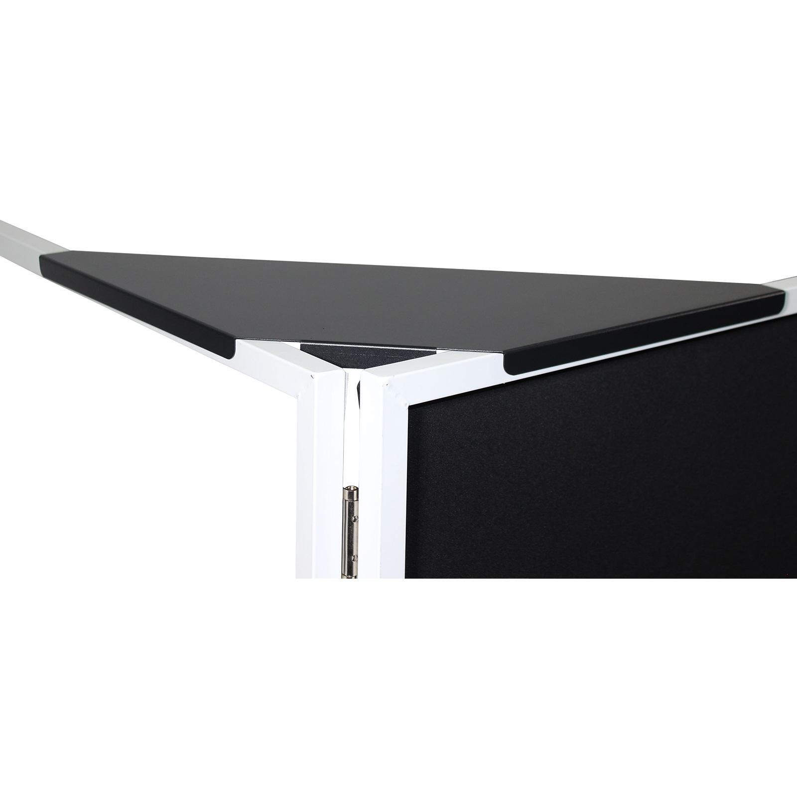 ProX XF-CSB X2 26" x 10" Black Aluminum Facade Shelves (Pair)