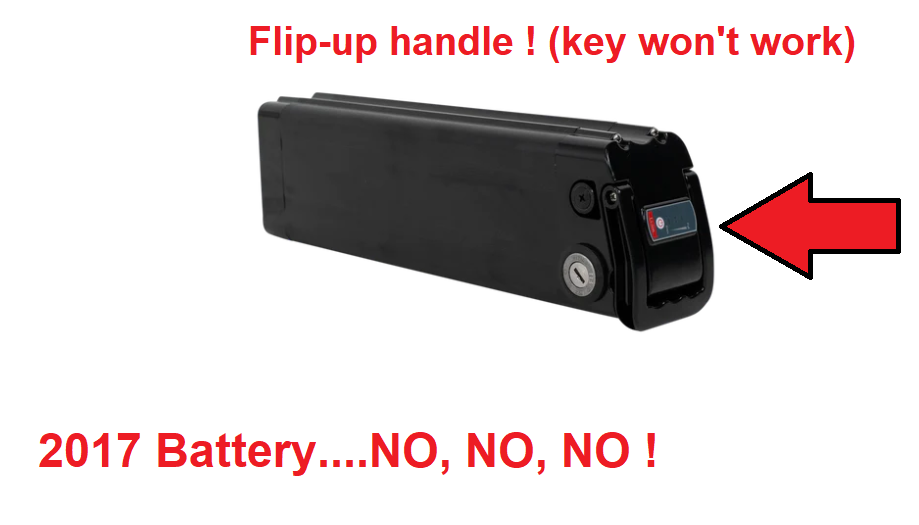 🔑 RAD Power Bikes Universal Battery Key RadRover RadMini Runner City Expand5 🔑