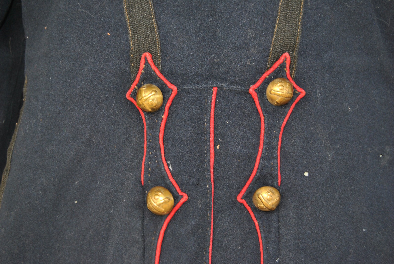 Model 1872 French Dolman 20th Artillery Regiment 20e régiment d'artillerie