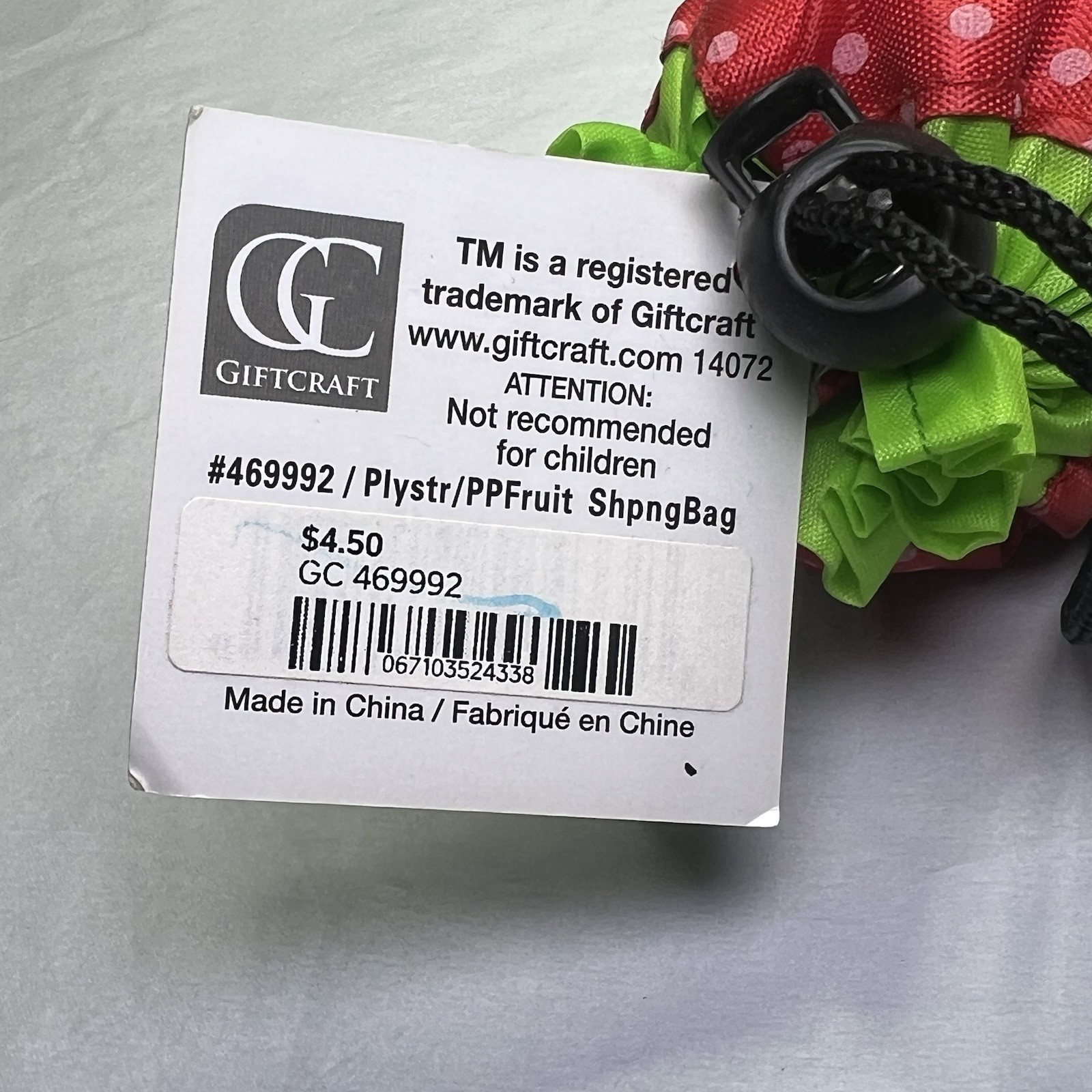 New Red Strawberry Foldable Pocket Reusable Shopping Tote Bags Grocery Bag