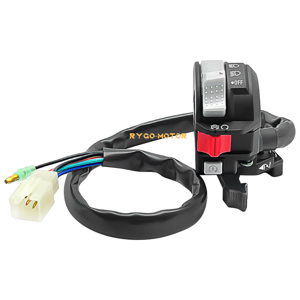 Left Handlebar Kill Switch Start Run Off Headlight for Yamaha Kodiak 400 YFM400
