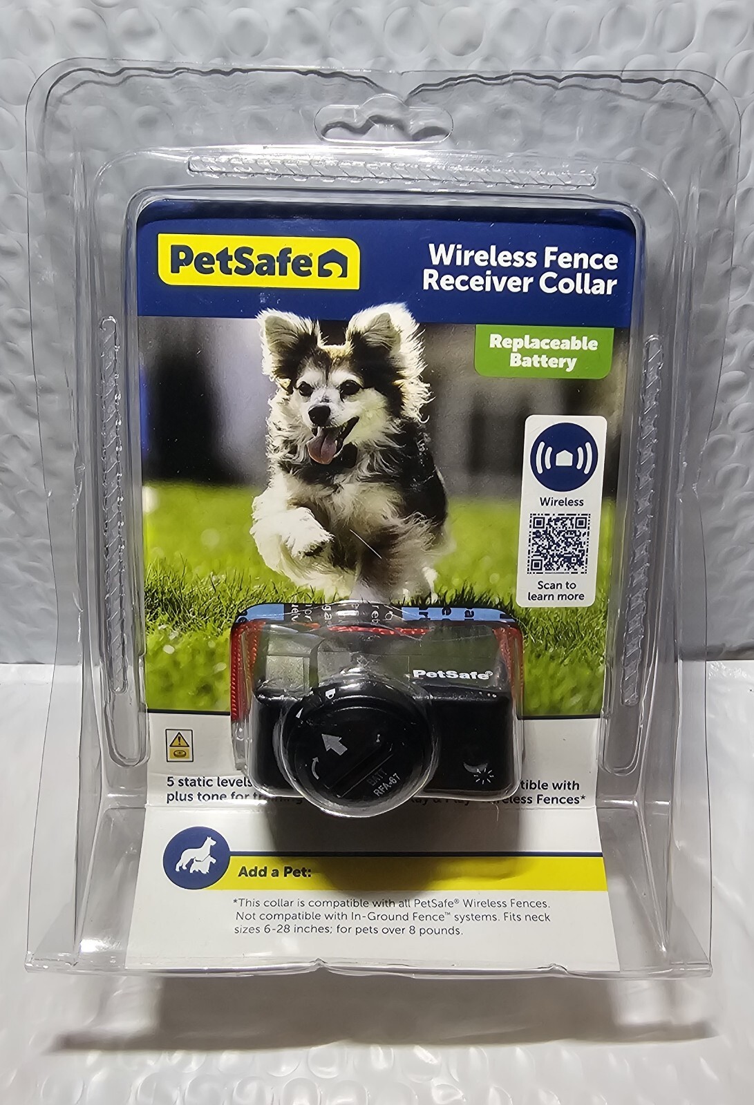 PETSAFE PIF-275-19 WIRELESS PET CONTAINMENT SYSTEM RECEIVER COLLAR NEW IN BOX