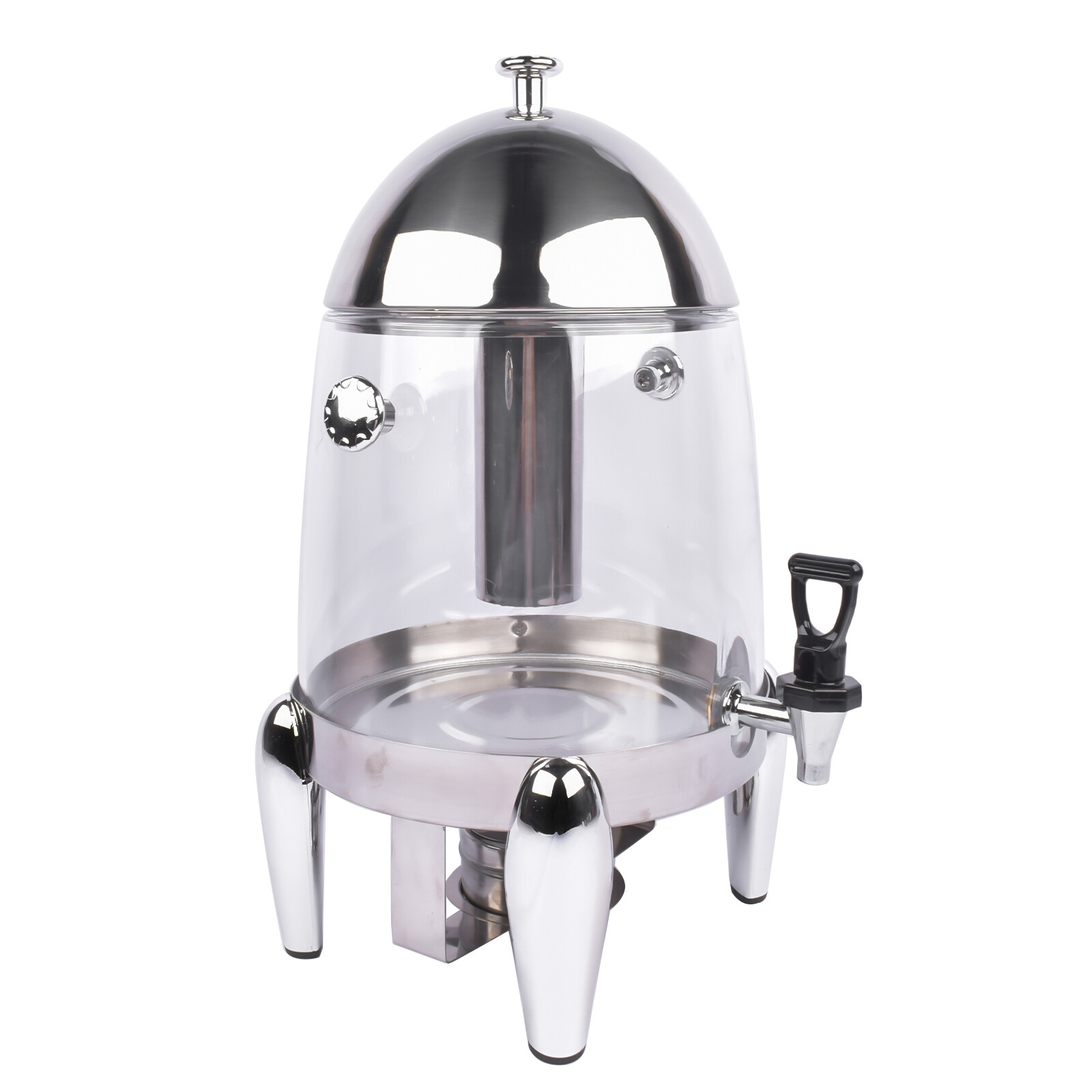 Beverage Dispenser for Hot & Cold Drinks with Ice Core and Stand,Coffee & Chafer