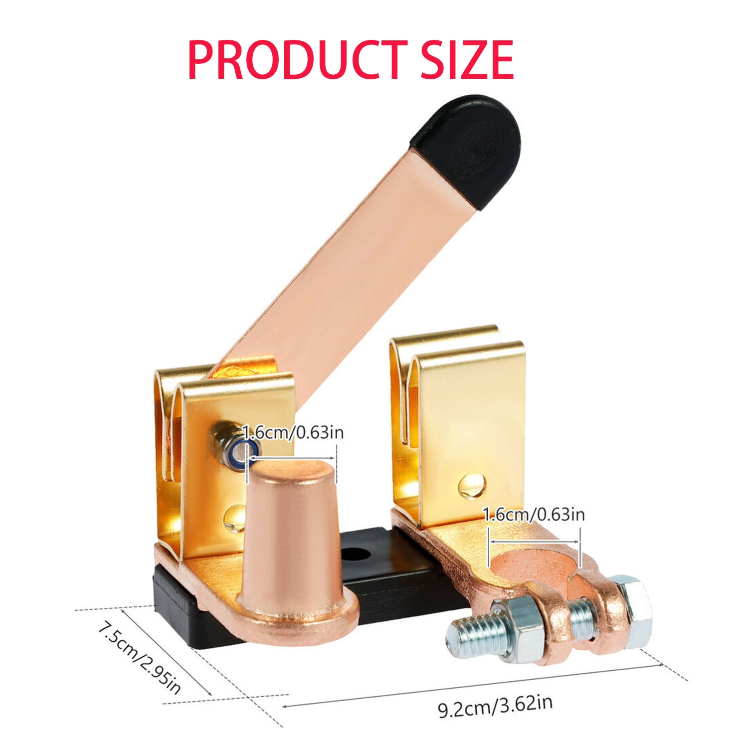 Top Post Battery Disconnect Knife Blade Switch Heavy Duty Car Shut Off 12/24v US