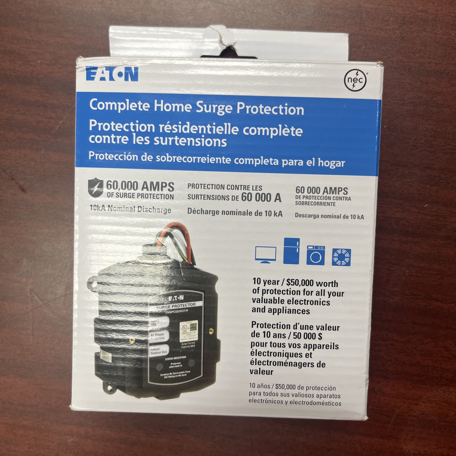 Eaton CHSPT2SURGE10 Complete Home Surge Protection - 60,000 AMPS