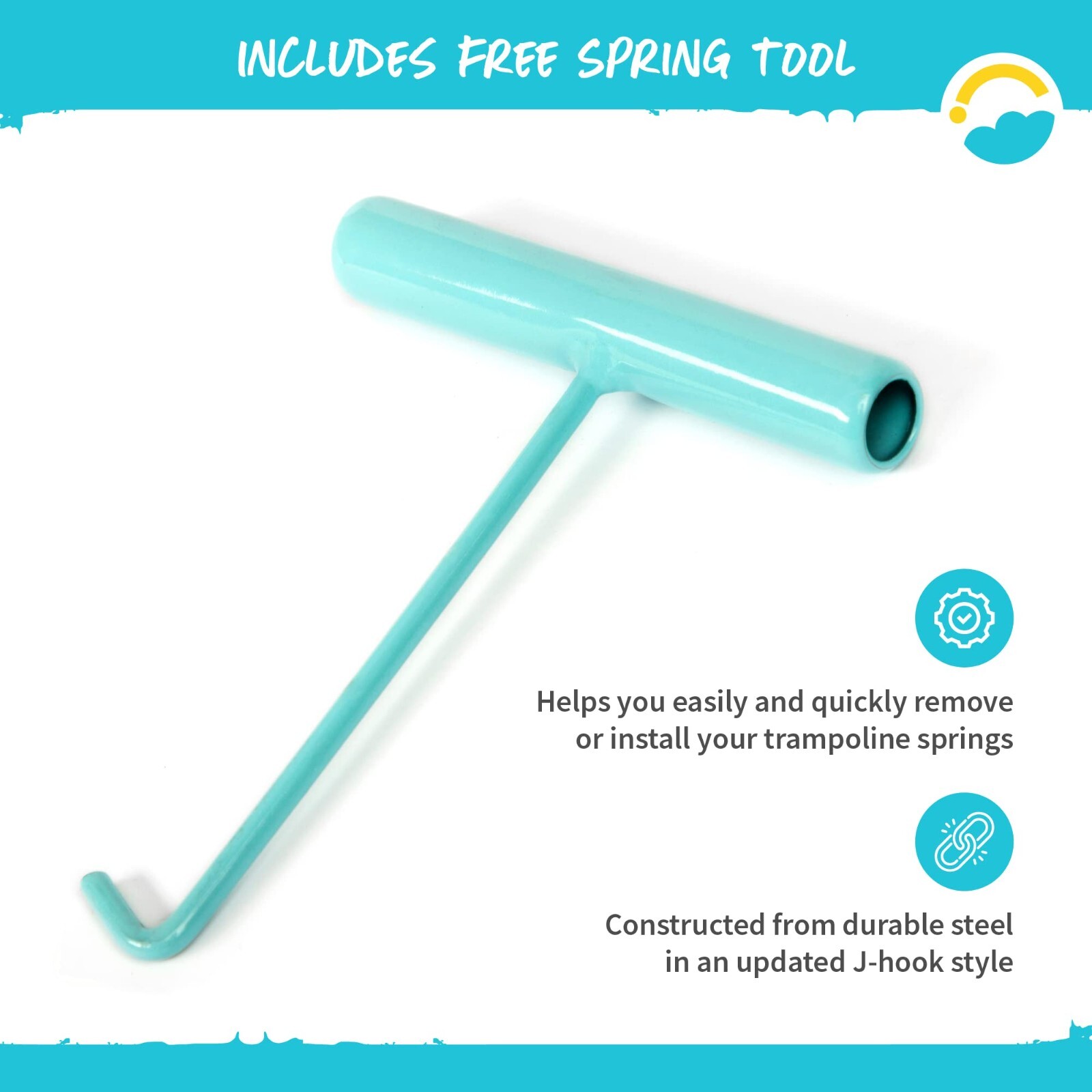 SkyBound Replacement Trampoline Mat (Choose 12, 14, or 15 foot) + w/ Spring Tool