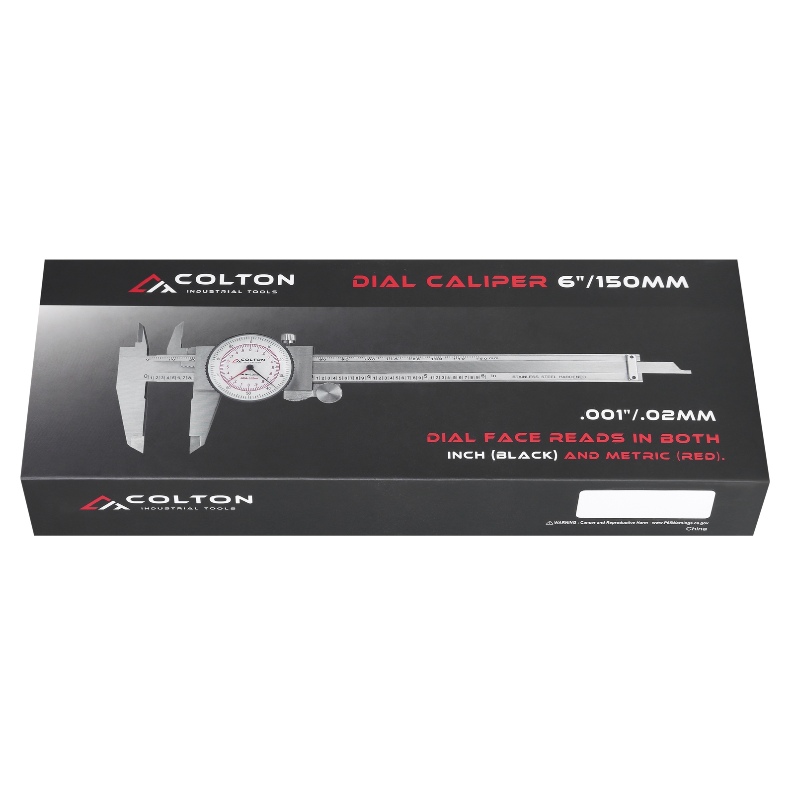 Colton Tools Dial Caliper 6" / 150mm DUAL Reading Scale
