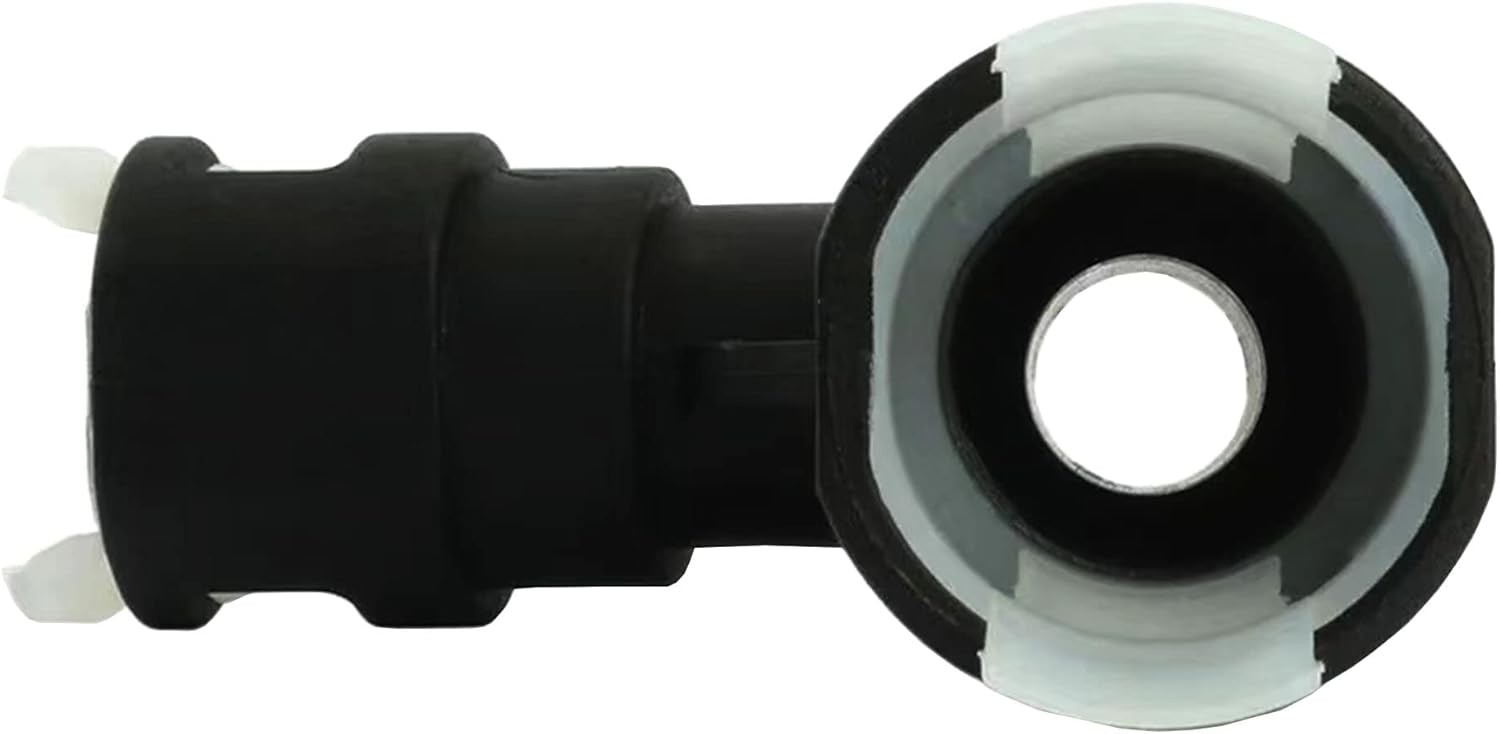 2 Pcs Black Heater Hose T Connector 15055342 15055343 (Black)