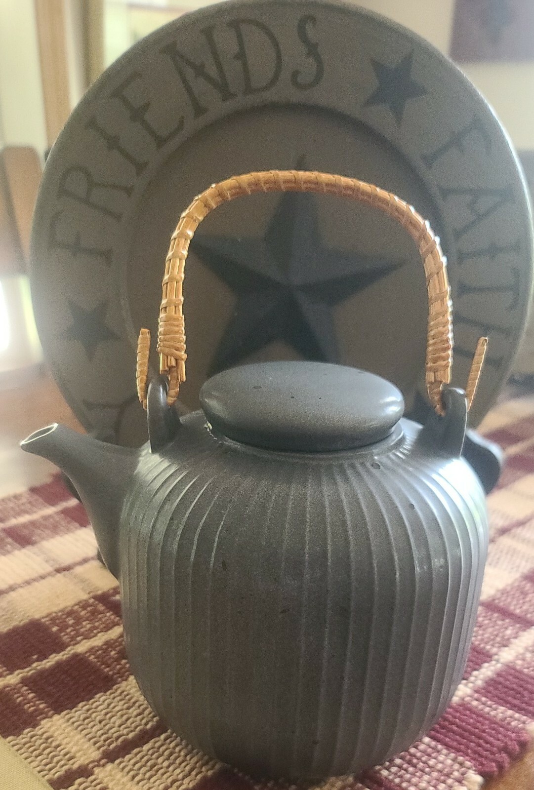 Artisanal Kitchen Supply ~ Soto ~ Teapot ~ Ash in Color ~ Stoneware