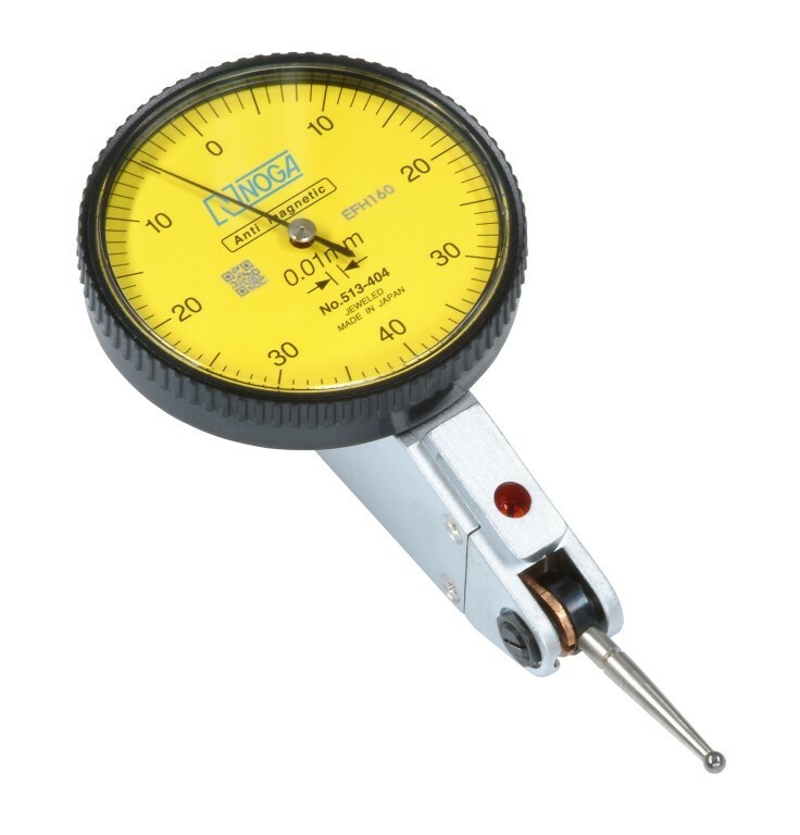 Noga/Mitutoyo NF61003 Magnetic Base & Metric Test Indicator Set