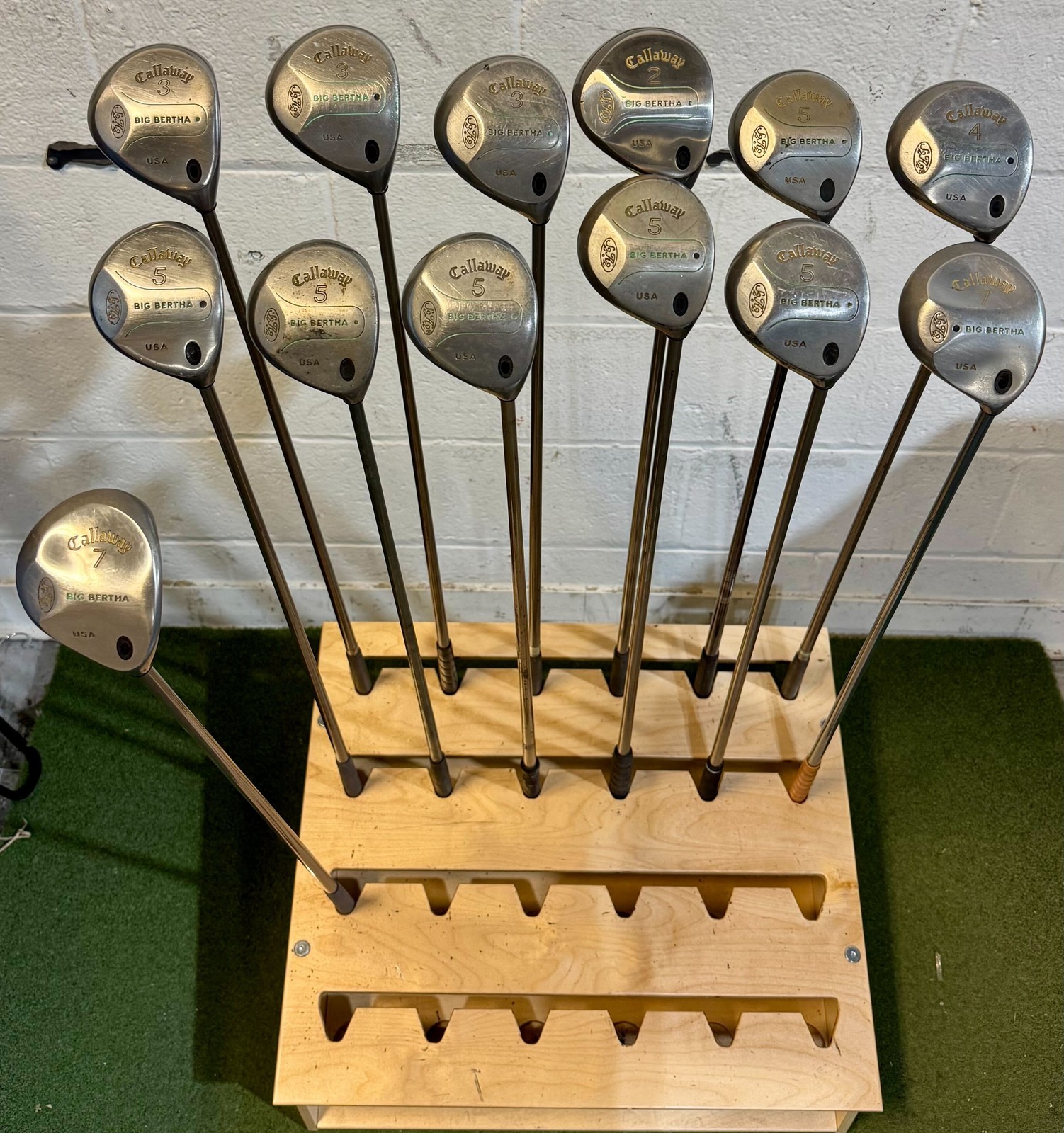 Wholesale Lot of 25 Golf Clubs - Callaway Big Bertha Fairway Woods - Ladies Flex