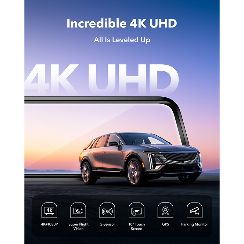 10" Backup Camera Mirror Car Rear View Reverse Night Vision Parking Monitor NEW