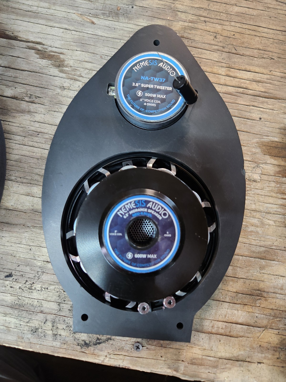 Custom Door Speaker Adapters 6x9 to 6.5 w 3.5 Tweeter 2014-2026 Chevy GMC GM