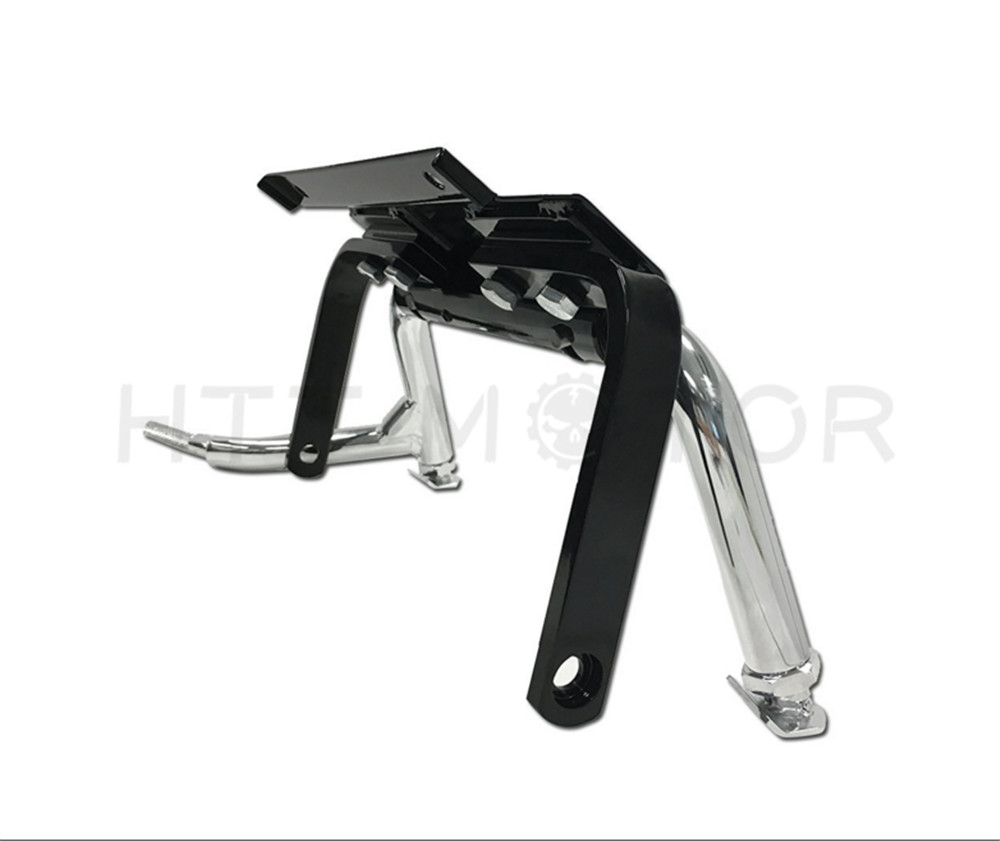 Adjustable Center Stand For 98-08 Harley Electra Glide Road King Road Glide Chro