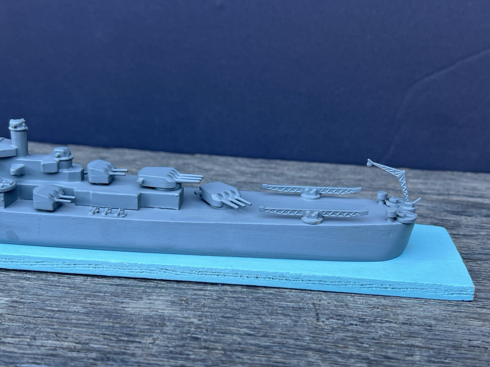 Vintage 1945 H.A. Framburg WW2 Recognition Model Fargo Class Cruiser U.S. CL