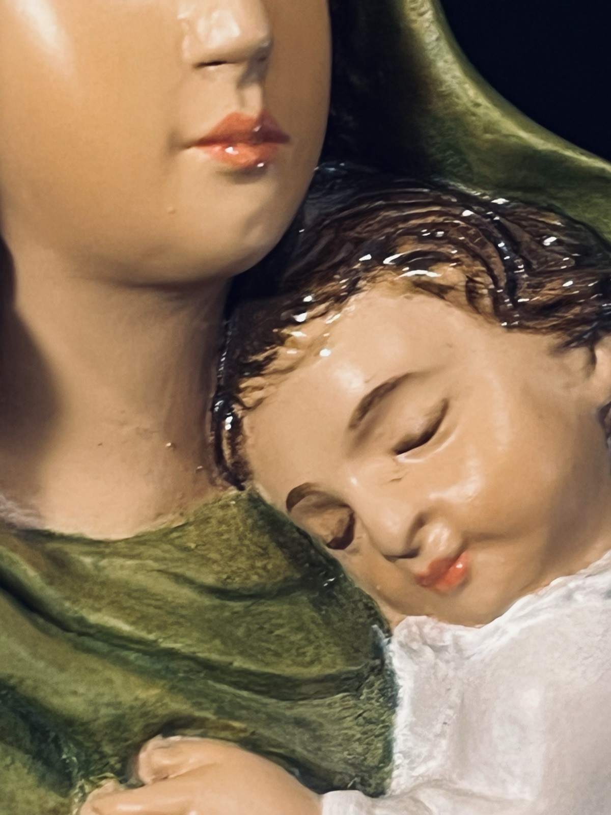 Virgin Mary Madonna Child Statue Catholic Religious 11” Mother & Baby Jesus