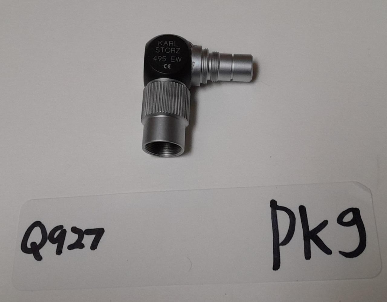 KARL STORZ 495 EW 90 DEGREE ANGLED LIGHT CABLE ADAPTER ! Q927 PK G