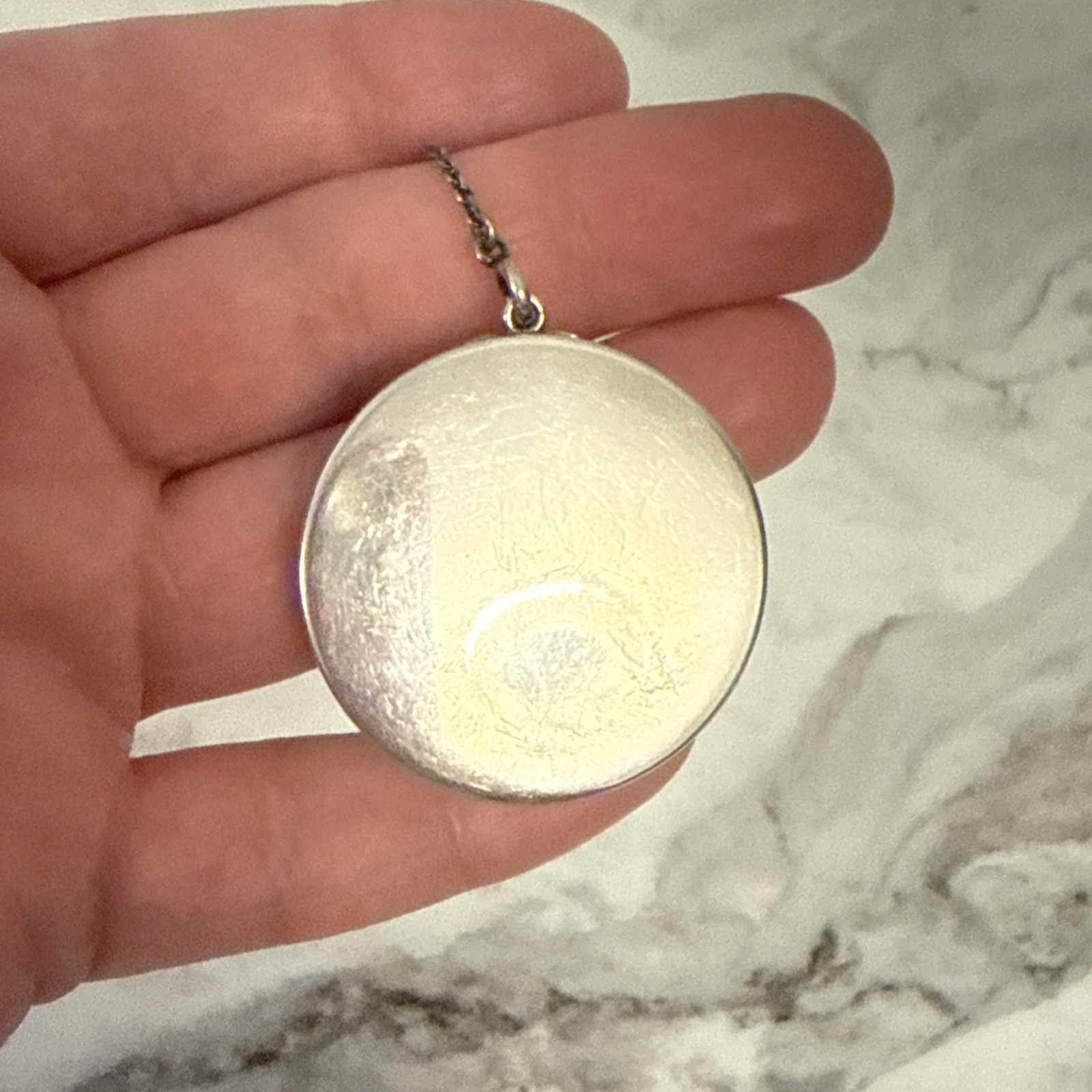 Vintage Sterling Silver Pill Box Keychain 15.5 Grams Palm Beach Estate Find Nice