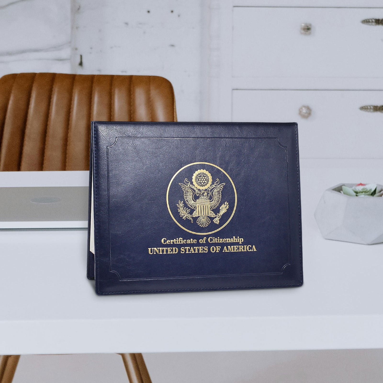 US Citizenship Certificate Holder Naturalization Certificate Cover Protector NEW