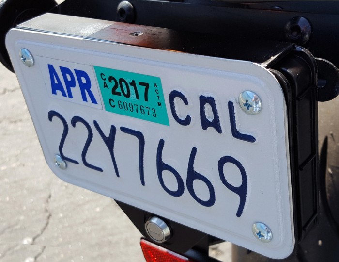 GRIFTER STASH BOX for Motorcycle License Plates