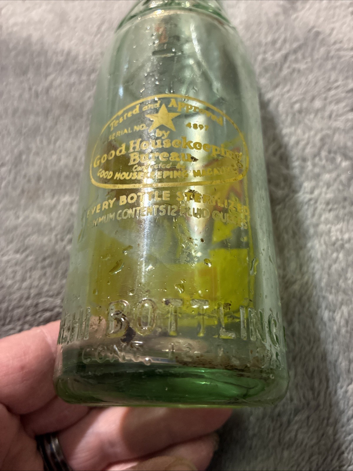 Vintage Royal Crown RC Cola Acl & Embossed 12oz Soda Bottle Good Housekeeping